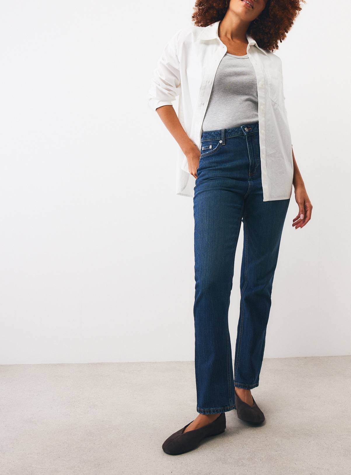 Dark Denim Slim Jeans 20L - Image 2